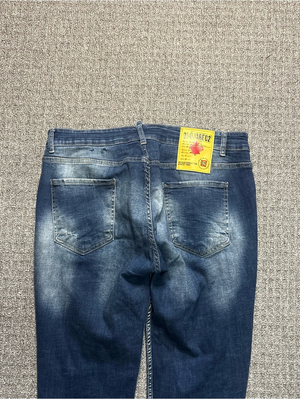 Y2K 2000s distressed style DSqaured2 Bleached Ripped Jeans | $45